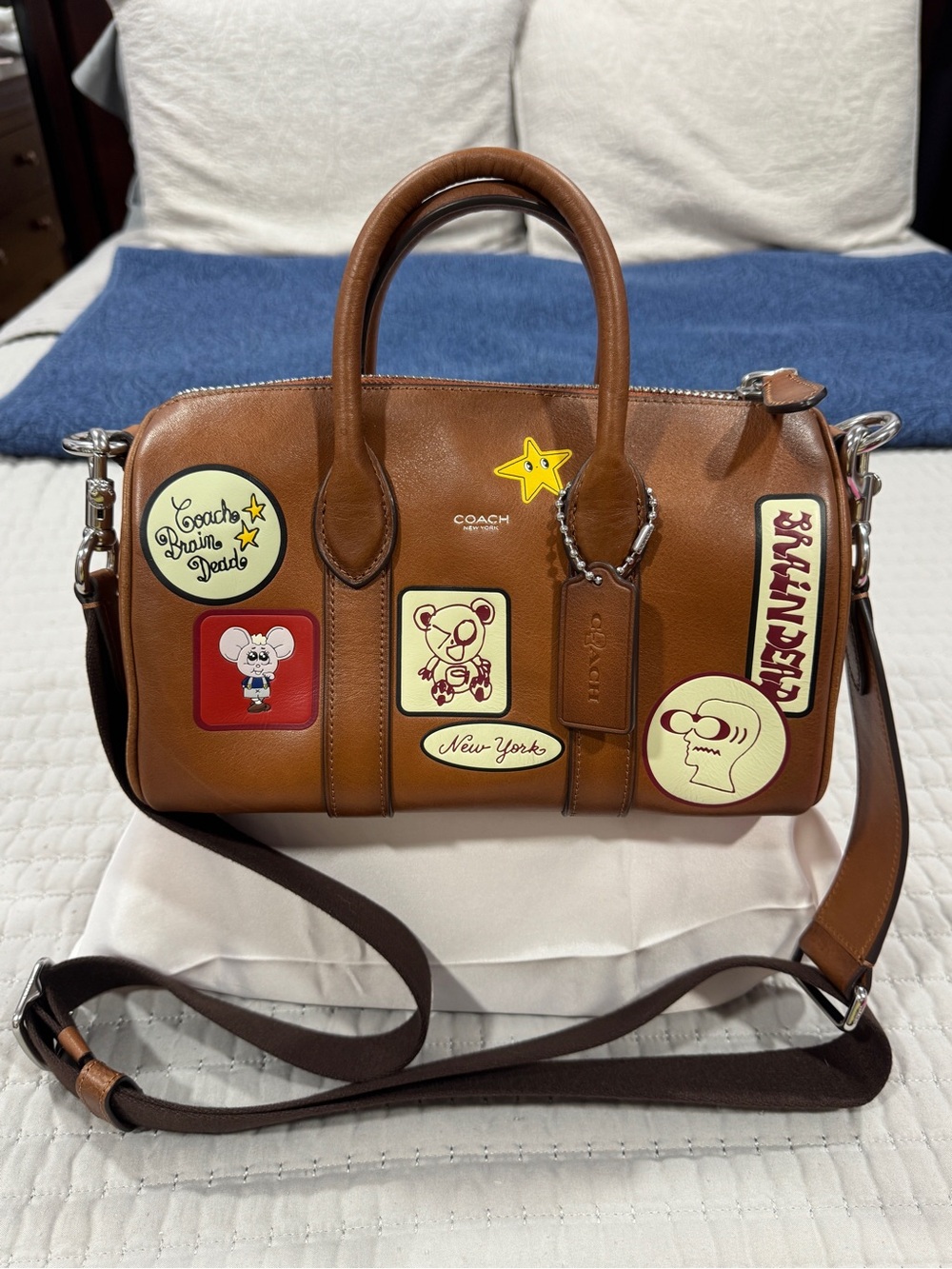 Coach Brain Dead exclusive Compass 25 Leather Bag